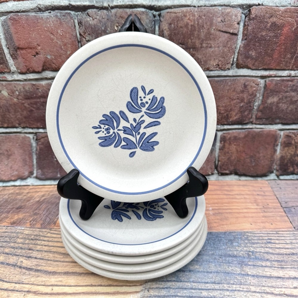 Pfaltzgraff Yorktowne Salad Dessert Plates Set Of 5 Vintage Farmhouse Country